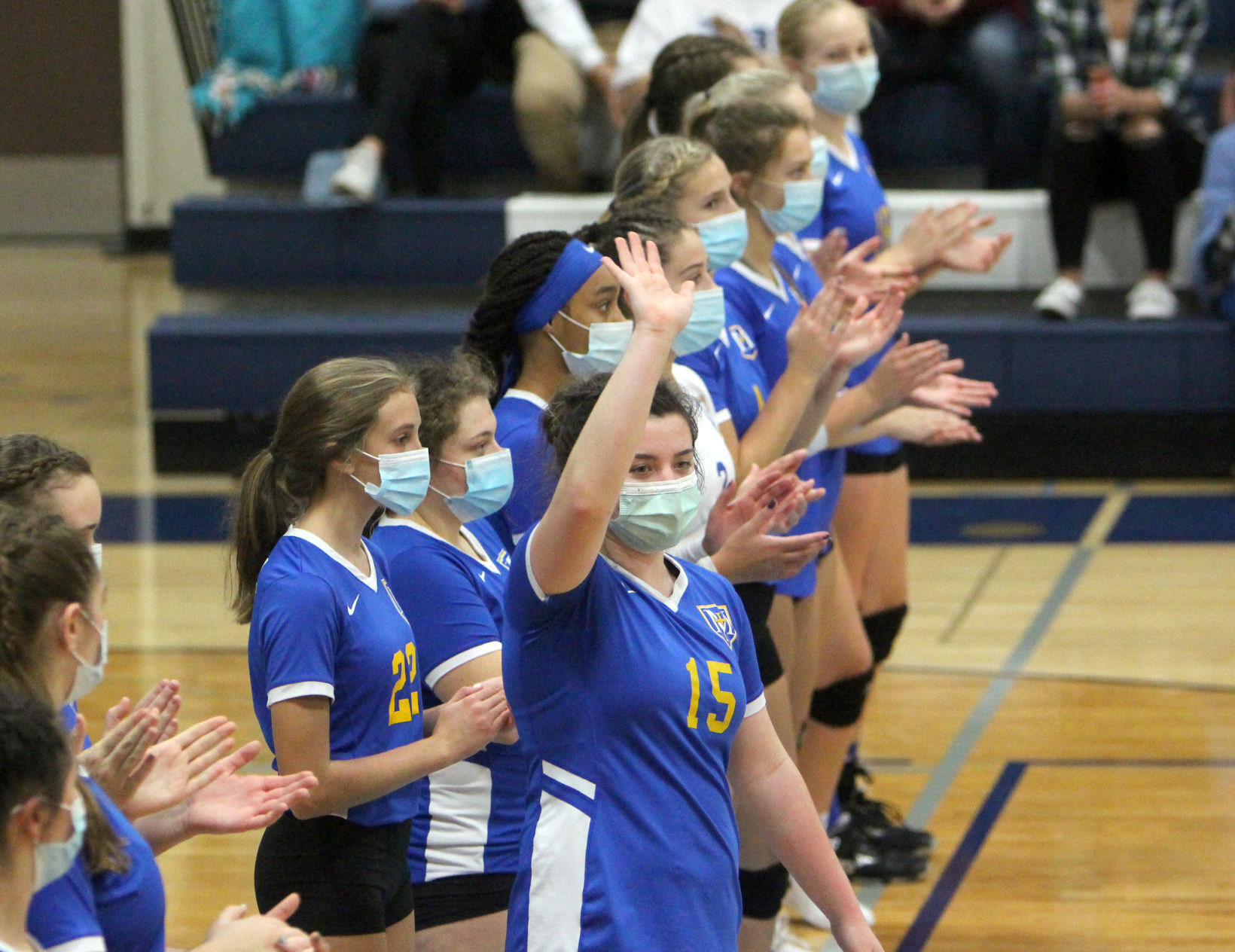McDonell volleyball vs Catholic Central at Division 4 state championship 11-7-20